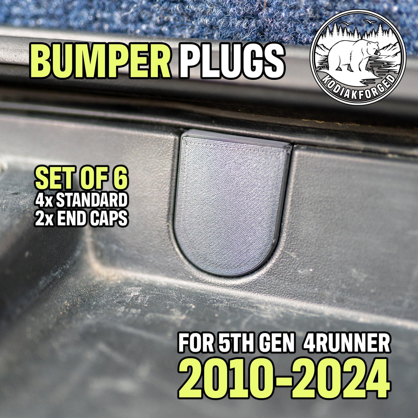 Rear Bumper Bolt Cover Plugs | SET OF 6