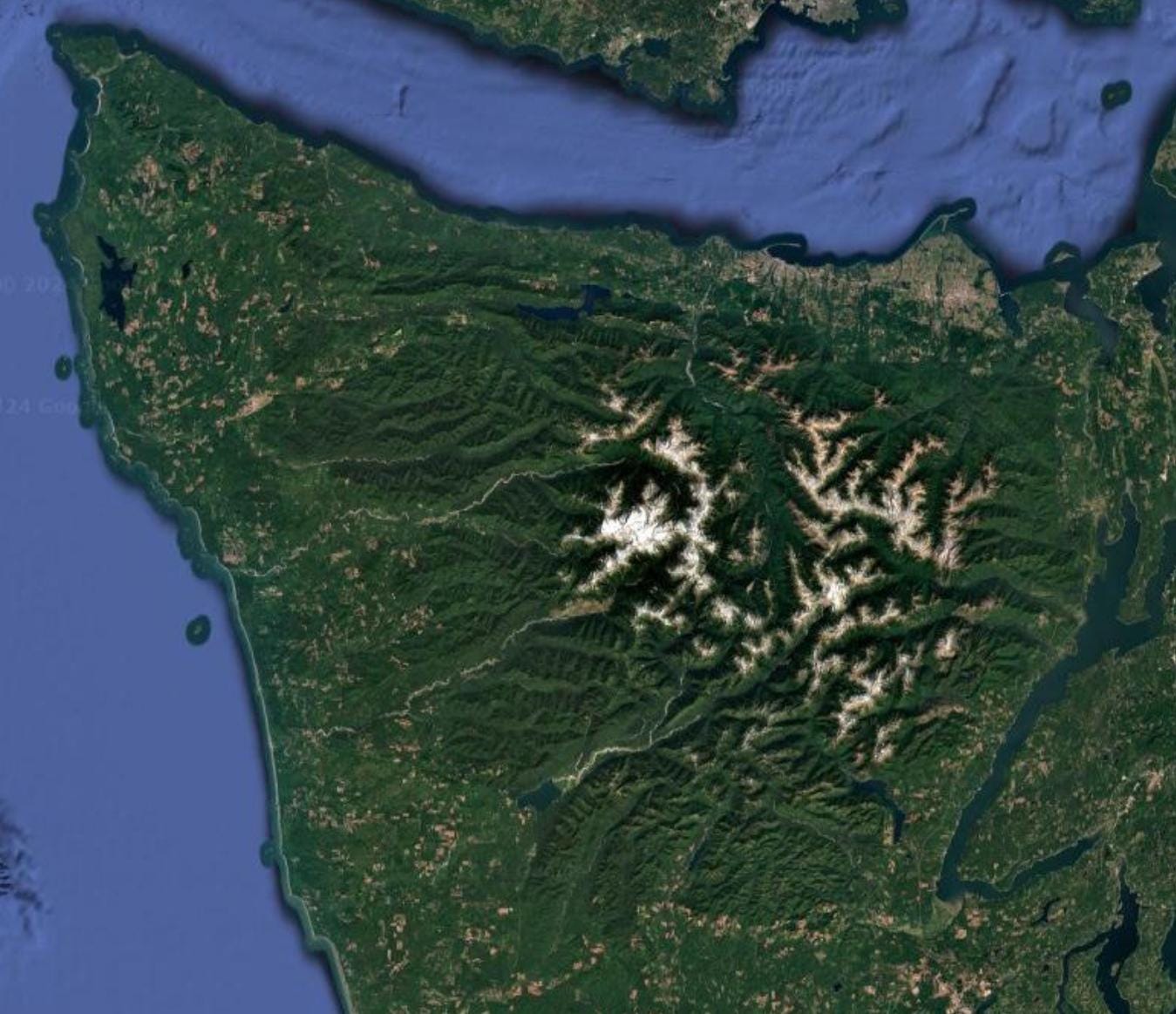 Olympic National Park - 3d Printed Keychain