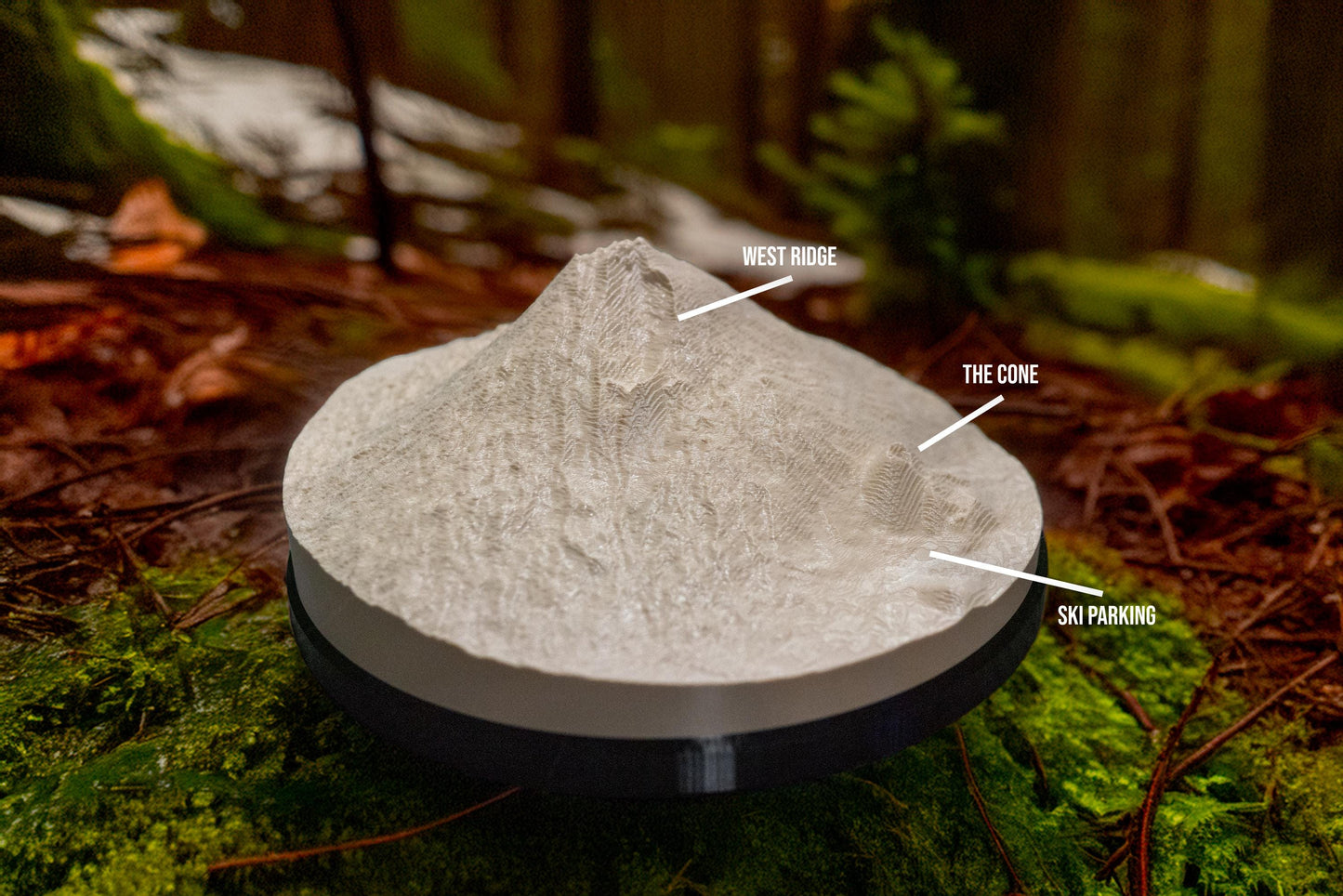 Mt. Bachelor | Mountain Art | 3D Printed