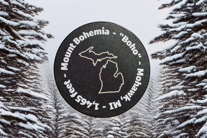 Mt. Bohemia 3D Topographic Map | Michigan Ski Resort Decor
