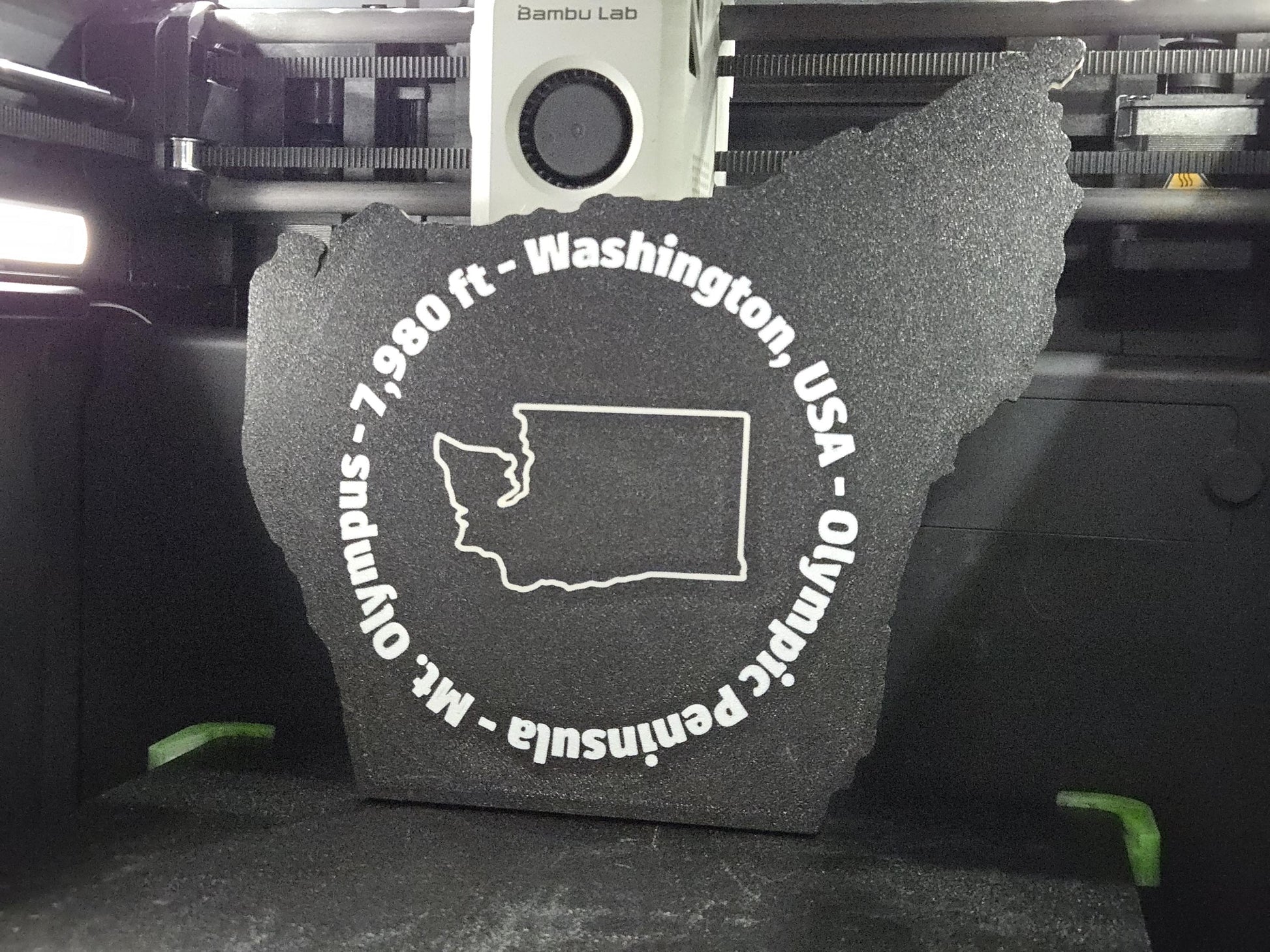 Olympic National Park - 3d Printed Map