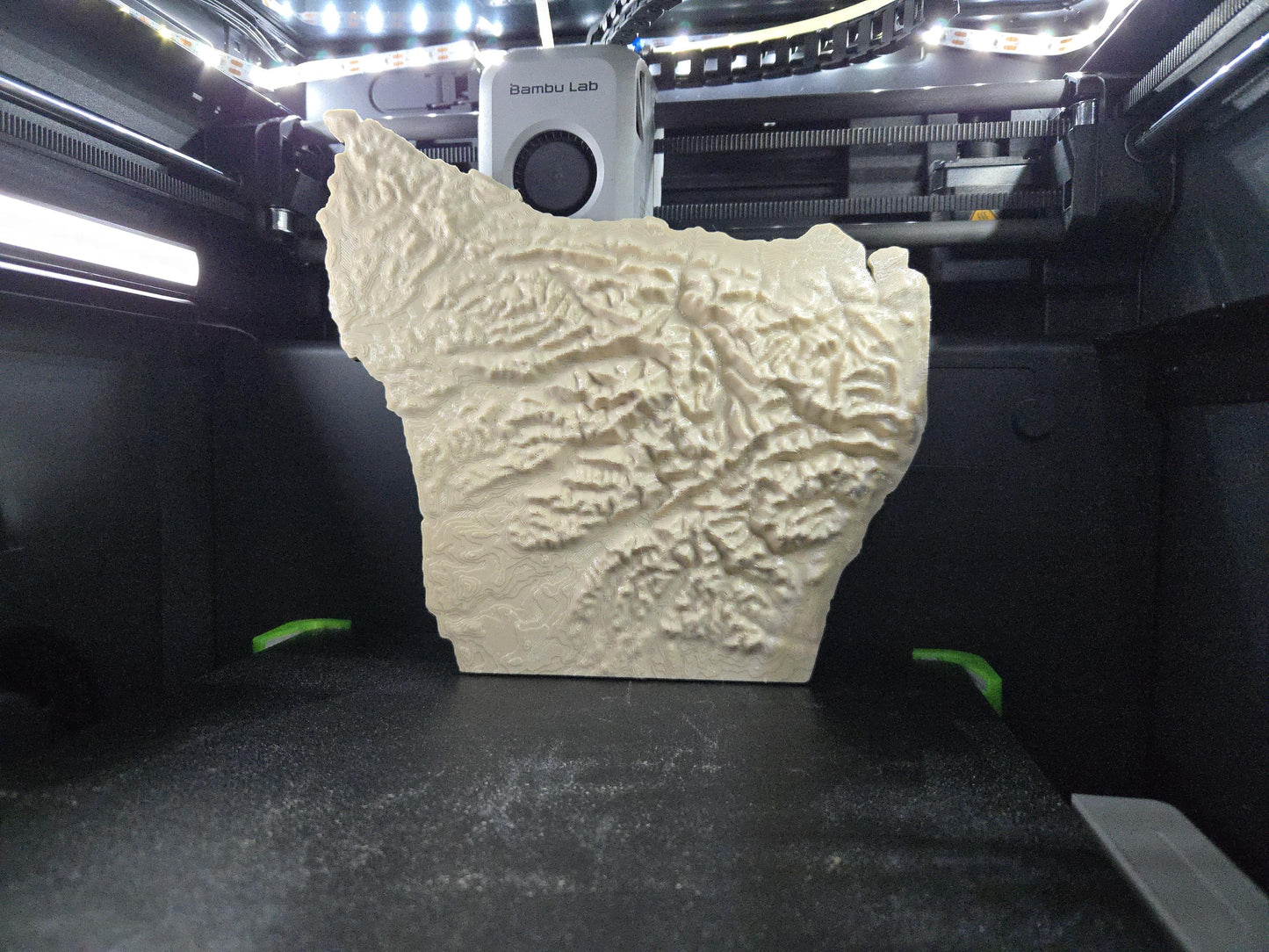 Olympic National Park - 3d Printed Map