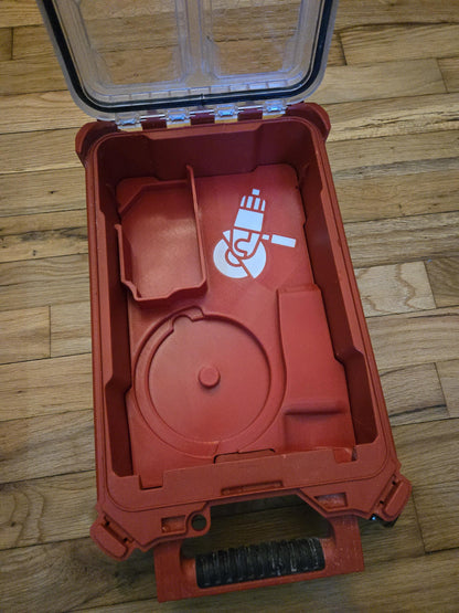 M18 Grinder Packout Organizer (48-22-8435) FITS 2780/2780-20 | Integrated Disk, Wrench & Guard Holder |