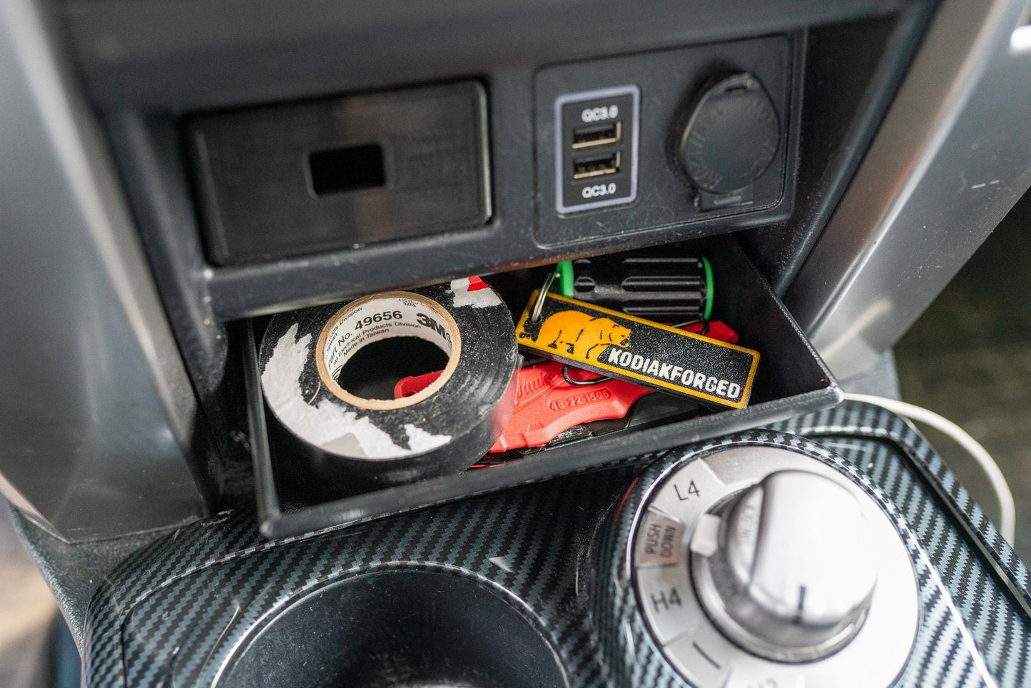 Blank Dash Cubbies for Toyota 4Runner (5th Gen, 2014+) | Dashboard Storage Drawers | Interior Organizer