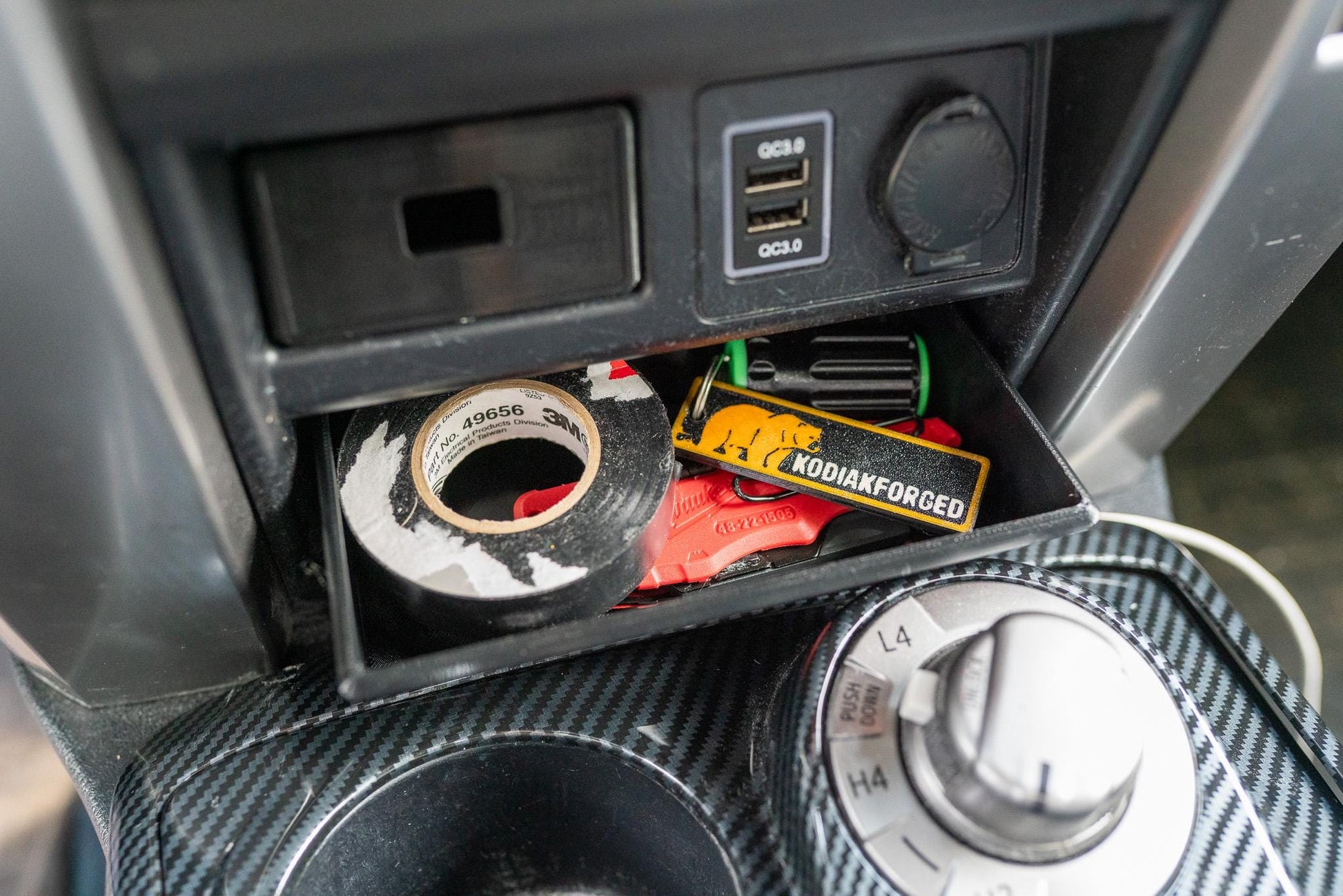 Blank Dash Cubbies for Toyota 4Runner (5th Gen, 2014+) | Dashboard Storage Drawers | Interior Organizer