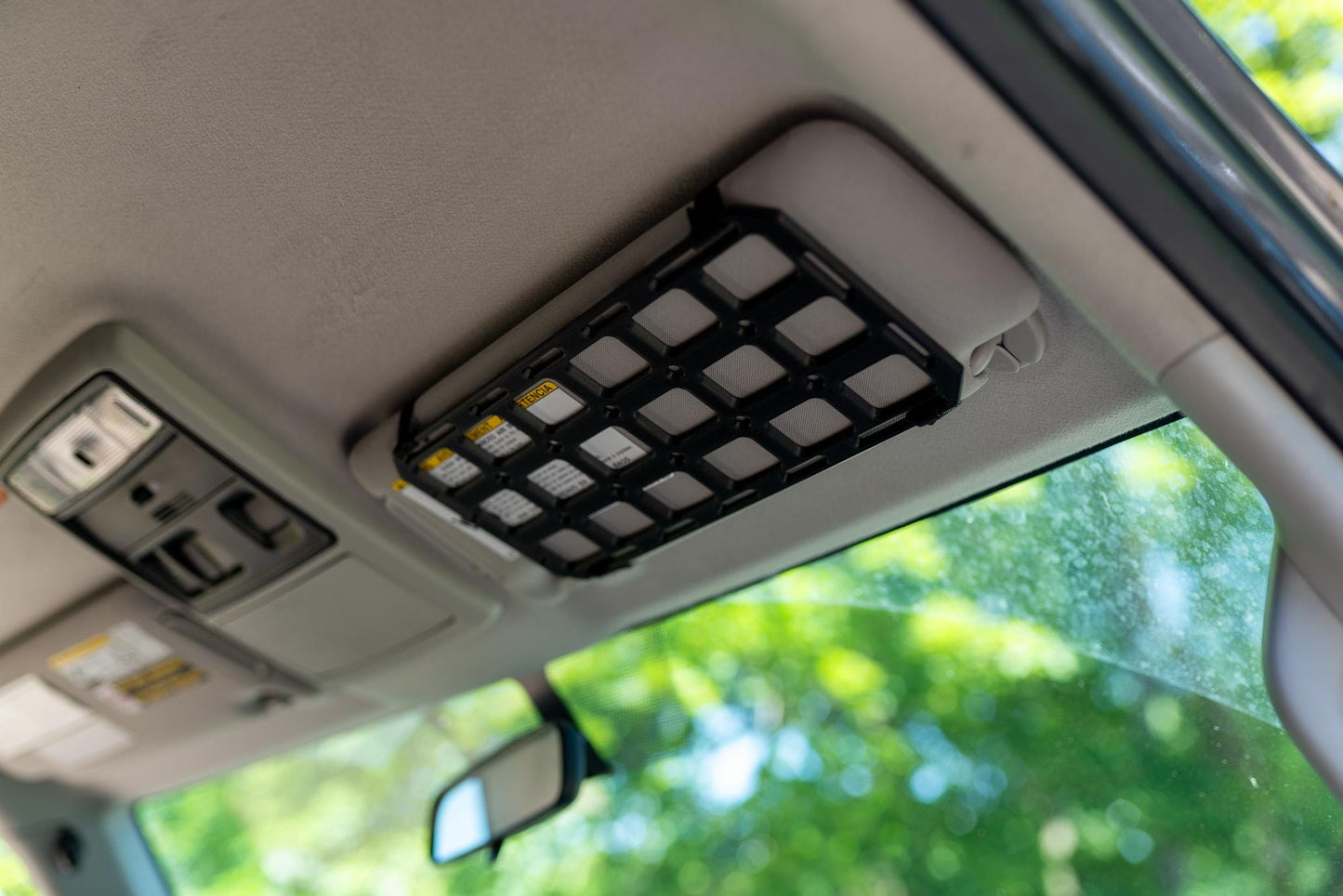 ASA Sun Visor MOLLE Panel | Universal Fit Car Organizer | Overlanding Storage | Durable