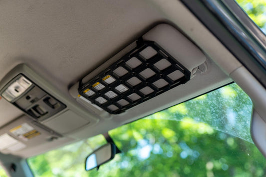 ASA Sun Visor MOLLE Panel | Universal Fit Car Organizer | Overlanding Storage | Durable