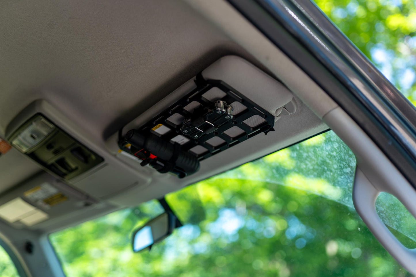 ASA Sun Visor MOLLE Panel | Universal Fit Car Organizer | Overlanding Storage | Durable