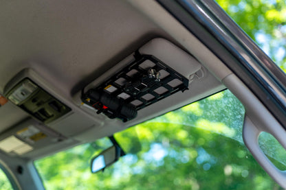 ASA Sun Visor MOLLE Panel | Universal Fit Car Organizer | Overlanding Storage | Durable