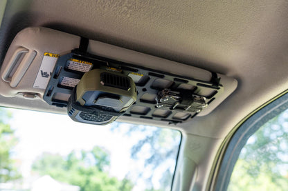 ASA Sun Visor MOLLE Panel | Universal Fit Car Organizer | Overlanding Storage | Durable