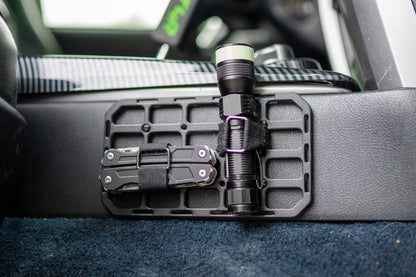 Front Console Molle | For Toyota 4Runner | 5th Gen | 3D Printed ASA Interior Storage Organizer | Tactical Gear Mount | Fits 2010-2024 |