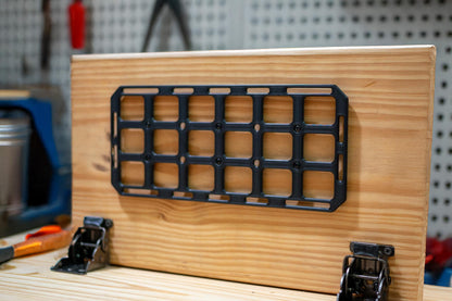 Multi-Use MOLLE Panel | Universal Mount for Vehicle, Wall, Camper & More | Durable ASA | 3D Printed