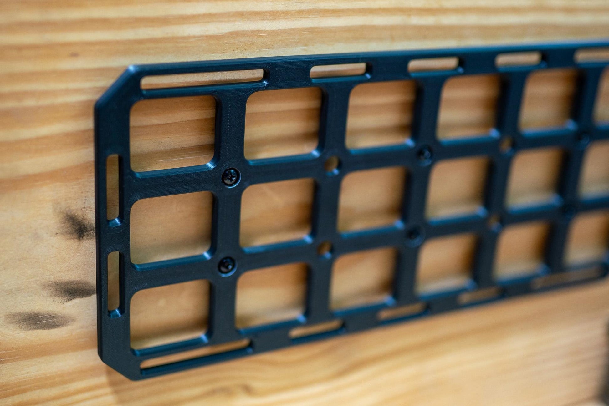 Multi-Use MOLLE Panel | Universal Mount for Vehicle, Wall, Camper & More | Durable ASA | 3D Printed