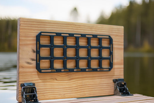 Multi-Use MOLLE Panel | Universal Mount for Vehicle, Wall, Camper & More | Durable ASA | 3D Printed
