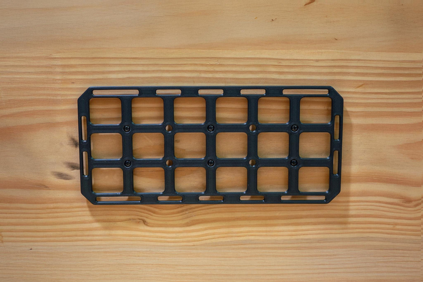 Multi-Use MOLLE Panel | Universal Mount for Vehicle, Wall, Camper & More | Durable ASA | 3D Printed