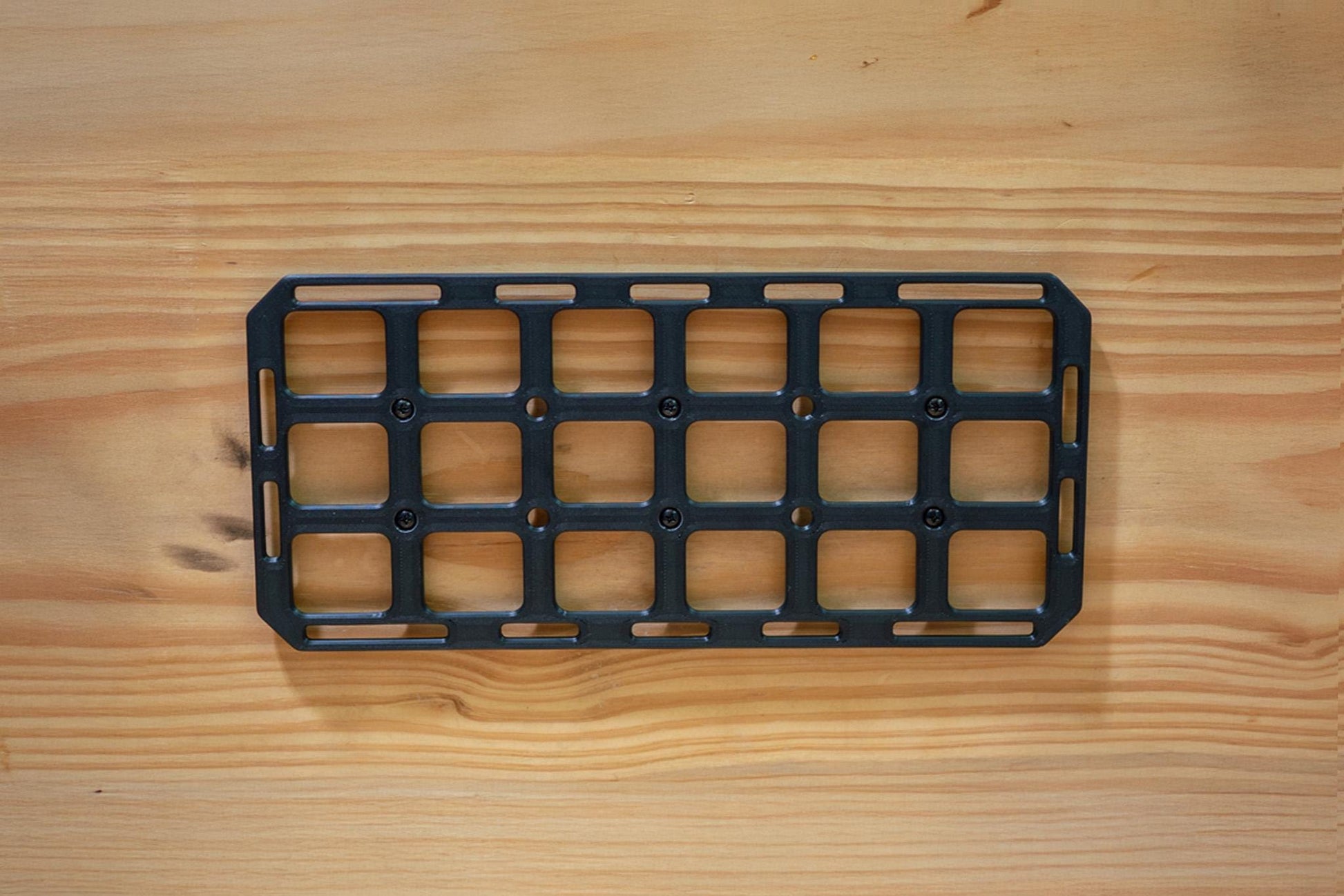 Multi-Use MOLLE Panel | Universal Mount for Vehicle, Wall, Camper & More | Durable ASA | 3D Printed