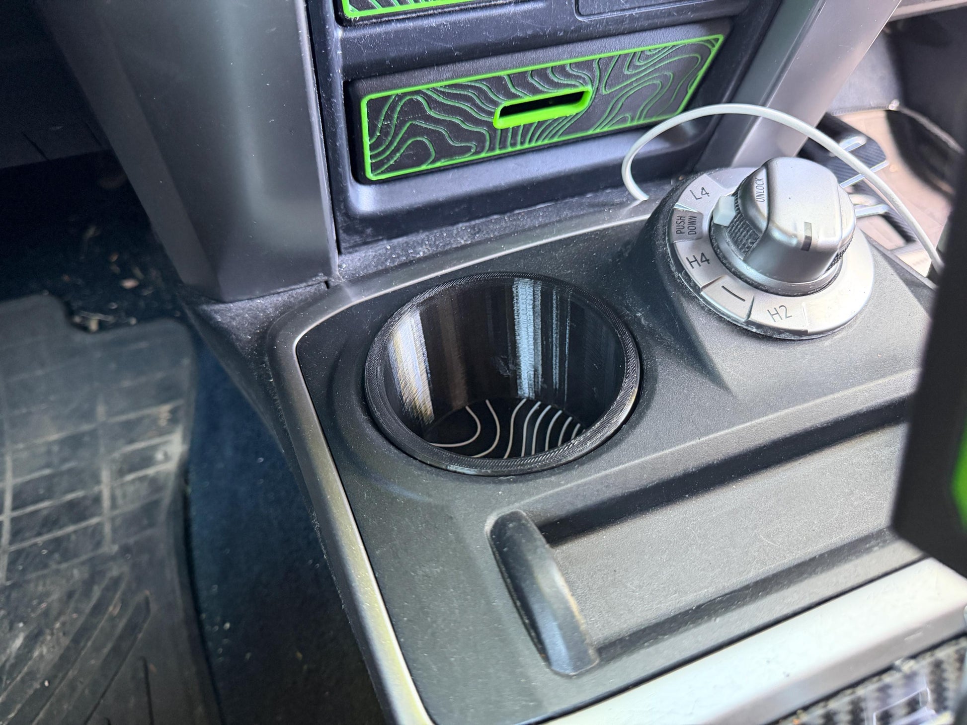 Topographic Cupholder for 5th Gen 4Runner