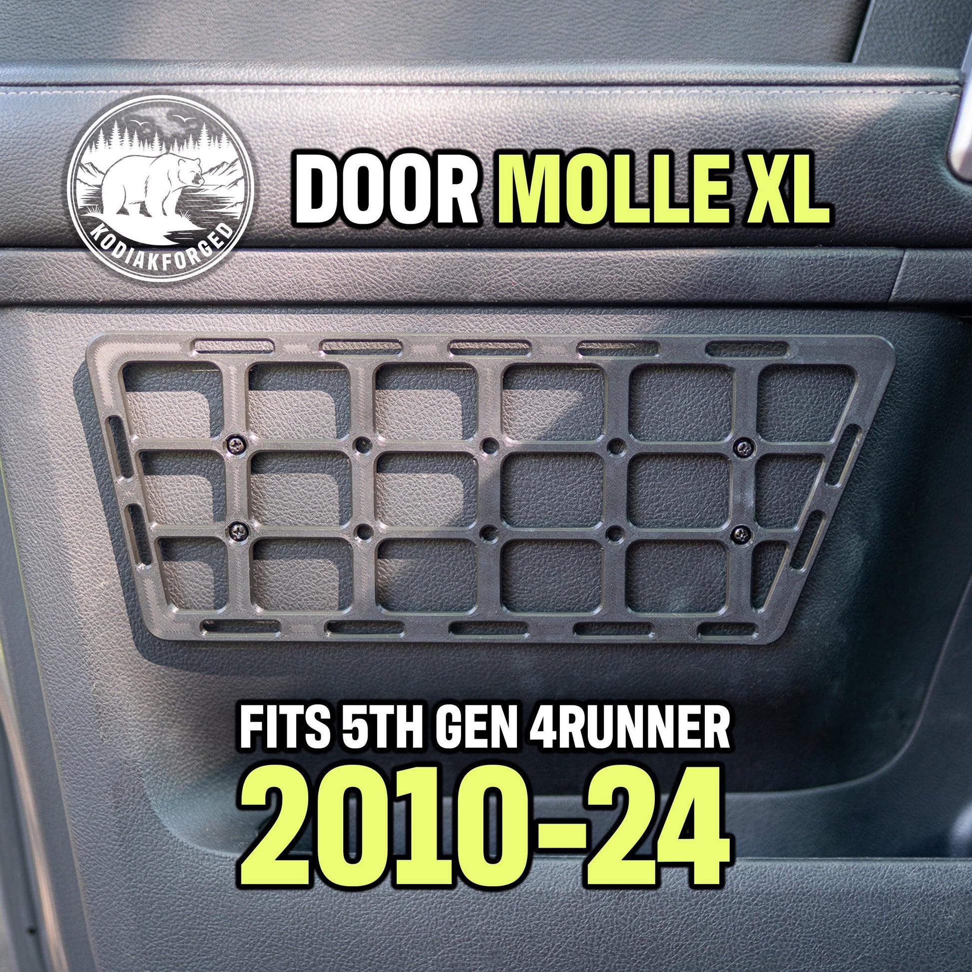 Door Molle XL | For Toyota 4Runner | 5th Gen | ASA Interior Organizer | Tactical Gear Mount | Fits 2010-2024