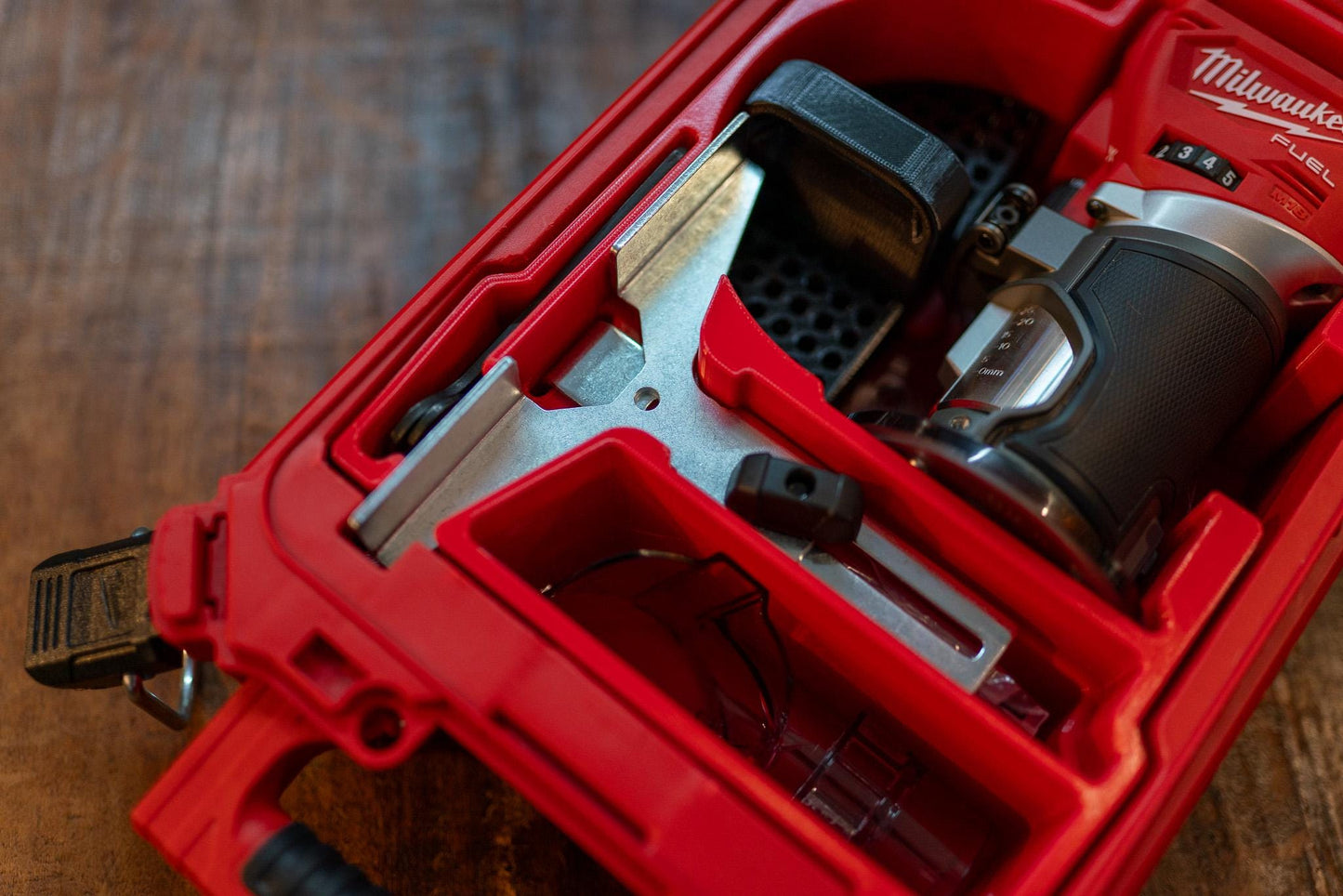 M18 Router Packout Insert for Milwaukee Fuel Compact Router (2723-20), Fits 48-22-8435