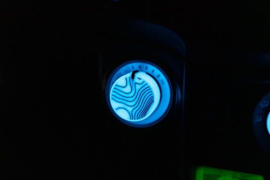 GLOW Climate Knobs for 4Runner | Topographic | SINGLE-ZONE |