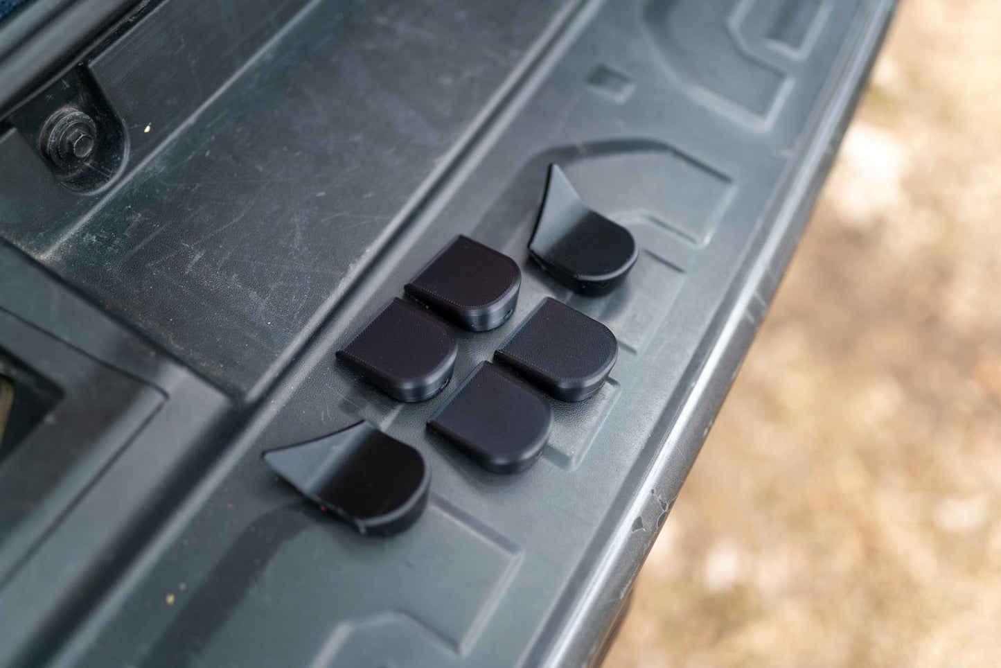 Rear Bumper Bolt Cover Plugs | 5th Gen Toyota 4Runner Trunk Trim Caps | SET OF 6