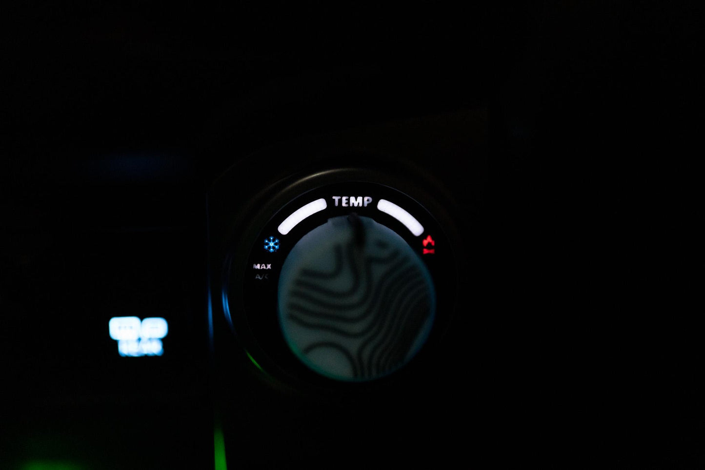 Climate Control Indicator Bezels | for 5th Gen Toyota 4Runner (2010-2024) | SINGLE-ZONE