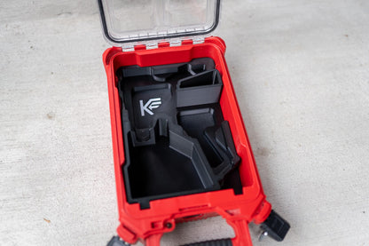 Drill & Impact Insert for Milwaukee Packout Compact Organizer 48-22-8435 | Fits M12 FUEL 3404 Hammer Drill 3453 Impact Driver | 3D Printed
