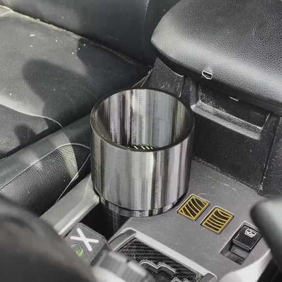 Hidden Stash Cup Holder | 5th Gen 4Runner (2010-2024) | Large Bottle Adapter | Screw-Top