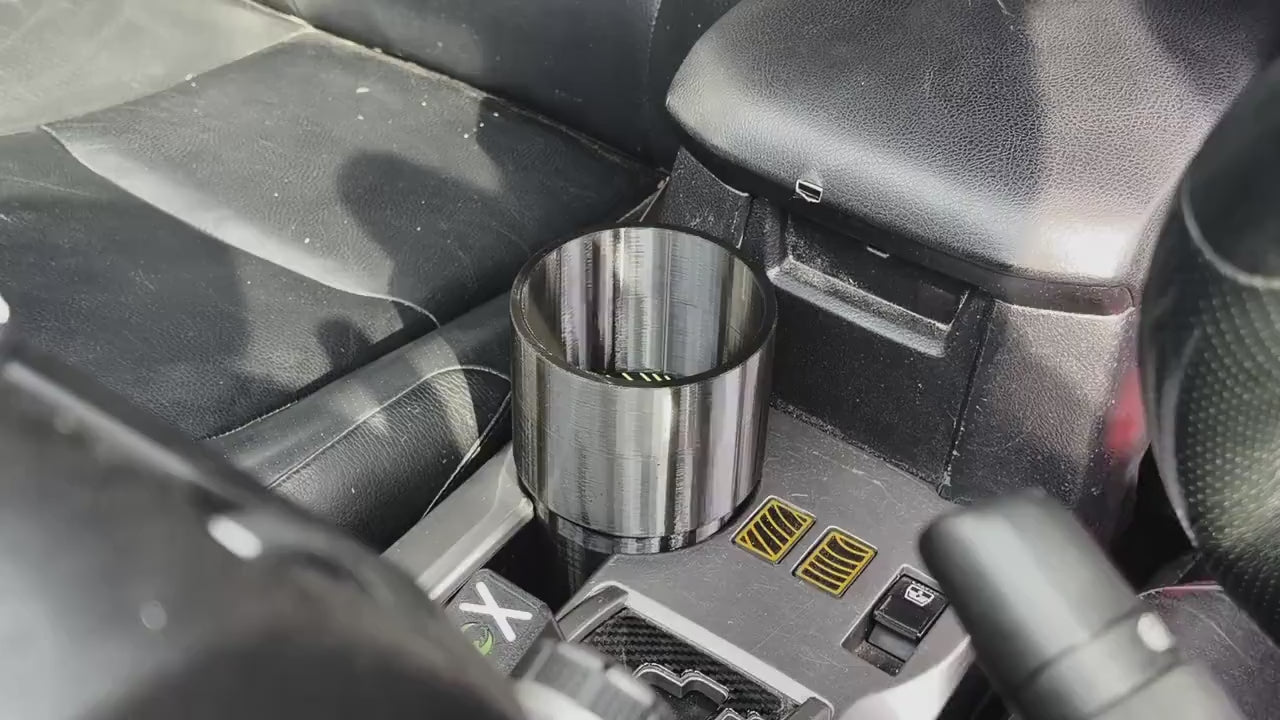 Hidden Stash Cup Holder | 5th Gen 4Runner (2010-2024) | Large Bottle Adapter | Screw-Top