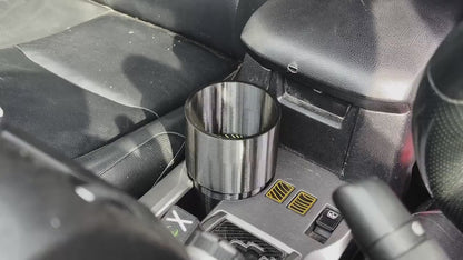 Hidden Stash Cup Holder | 5th Gen 4Runner (2010-2024) | Large Bottle Adapter | Screw-Top