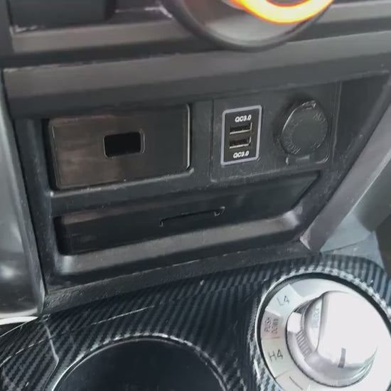 Blank Dash Cubbies for Toyota 4Runner (5th Gen, 2014+) | Dashboard Storage Drawers | Interior Organizer