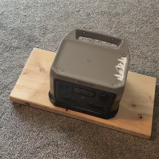 Mount for EcoFlow River 2 Pro / Max | Power Station Holder | Van Life, Overlanding & Garage Base Mount