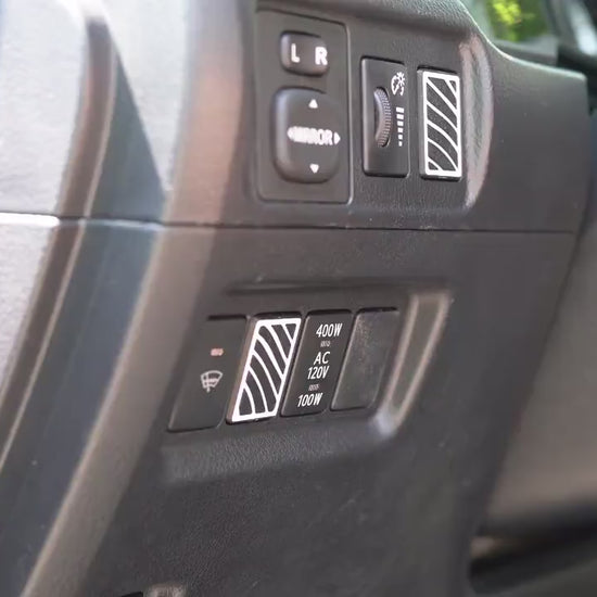 Small Switch Blank | For Toyota | 4Runner, Tacoma, Tundra, Sequoia | Interior Accessory |