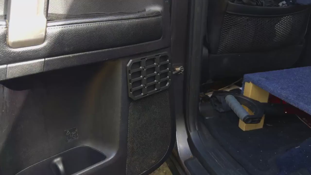 Mini Molle | For Toyota 4Runner | 5th Gen | 3D Printed ASA Interior Storage Organizer | Tactical Gear Mount | Fits 2010-2024 | Rear Doors