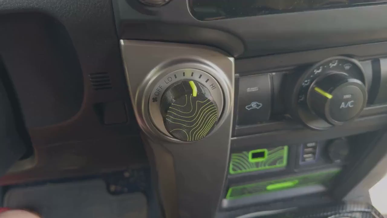 Climate Knobs for 5th Gen 4Runner - Single-Zone