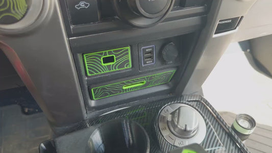 Cubbies for 4Runner (5th Gen, 2014+) | Dash Storage | Topographic | Interior Organizer